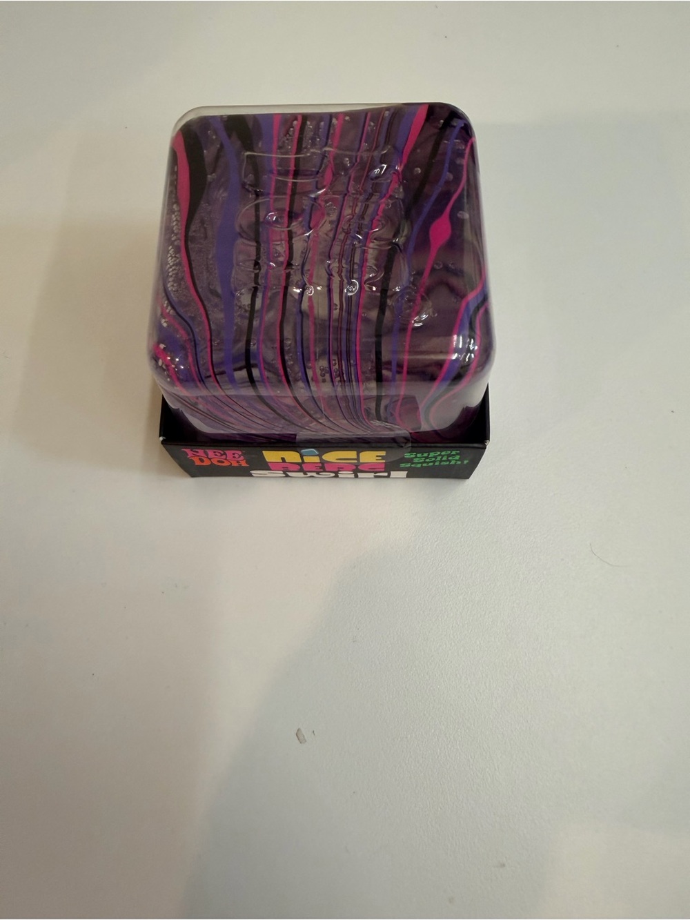 NeeDoh Nice Berg Swirl - Purple & Pink